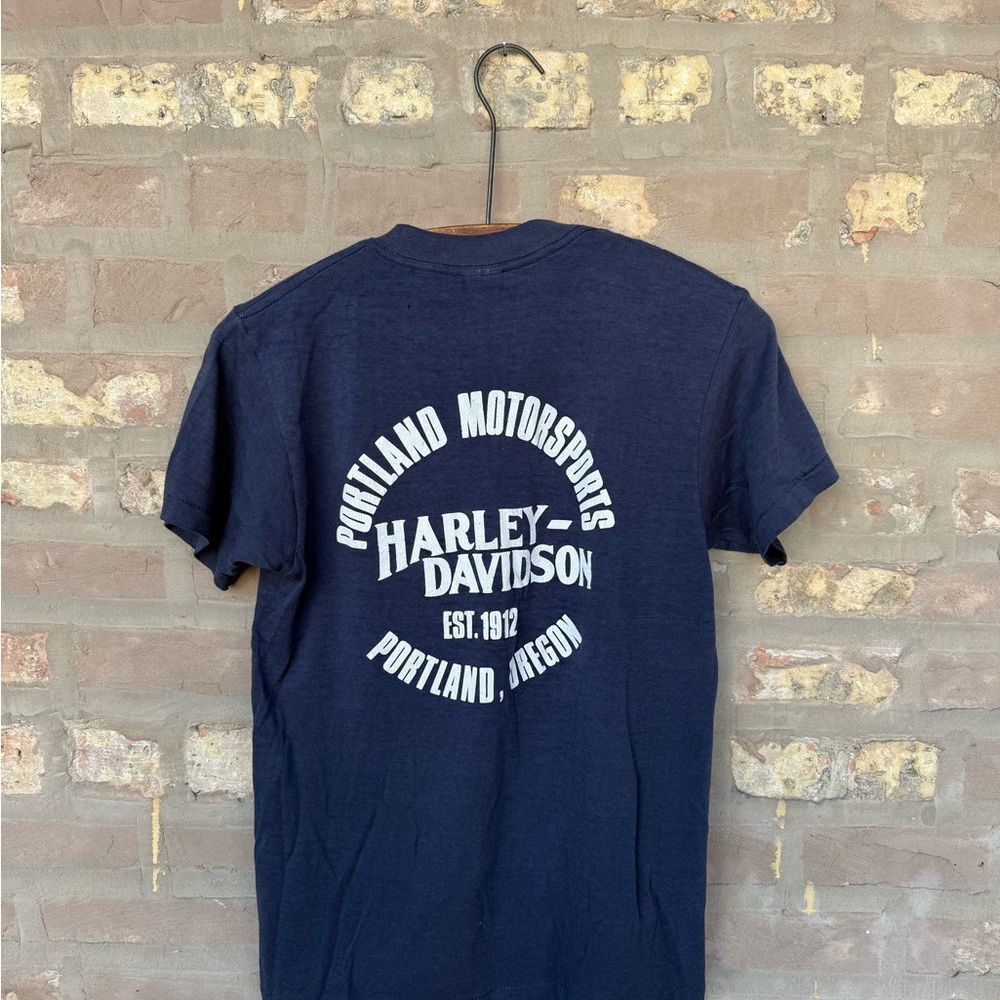 VINTAGE 1980s HARLEY TEE